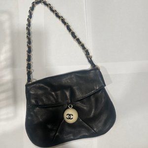 Chanel Cue Ball Lambskin Foldover Bag
